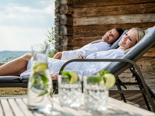 Chalet mit eigener Sauna im Bergdorf