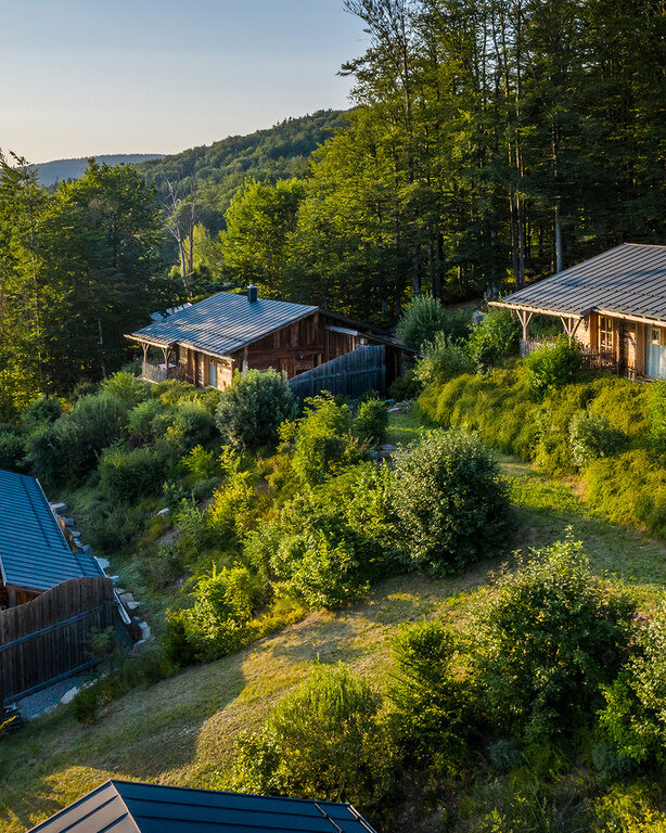 Bergdorf Hüttenhof mit Luxus Chalets Bayerischer Wald