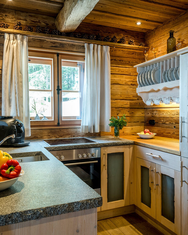 Küche im Luxus Chalet Bayern