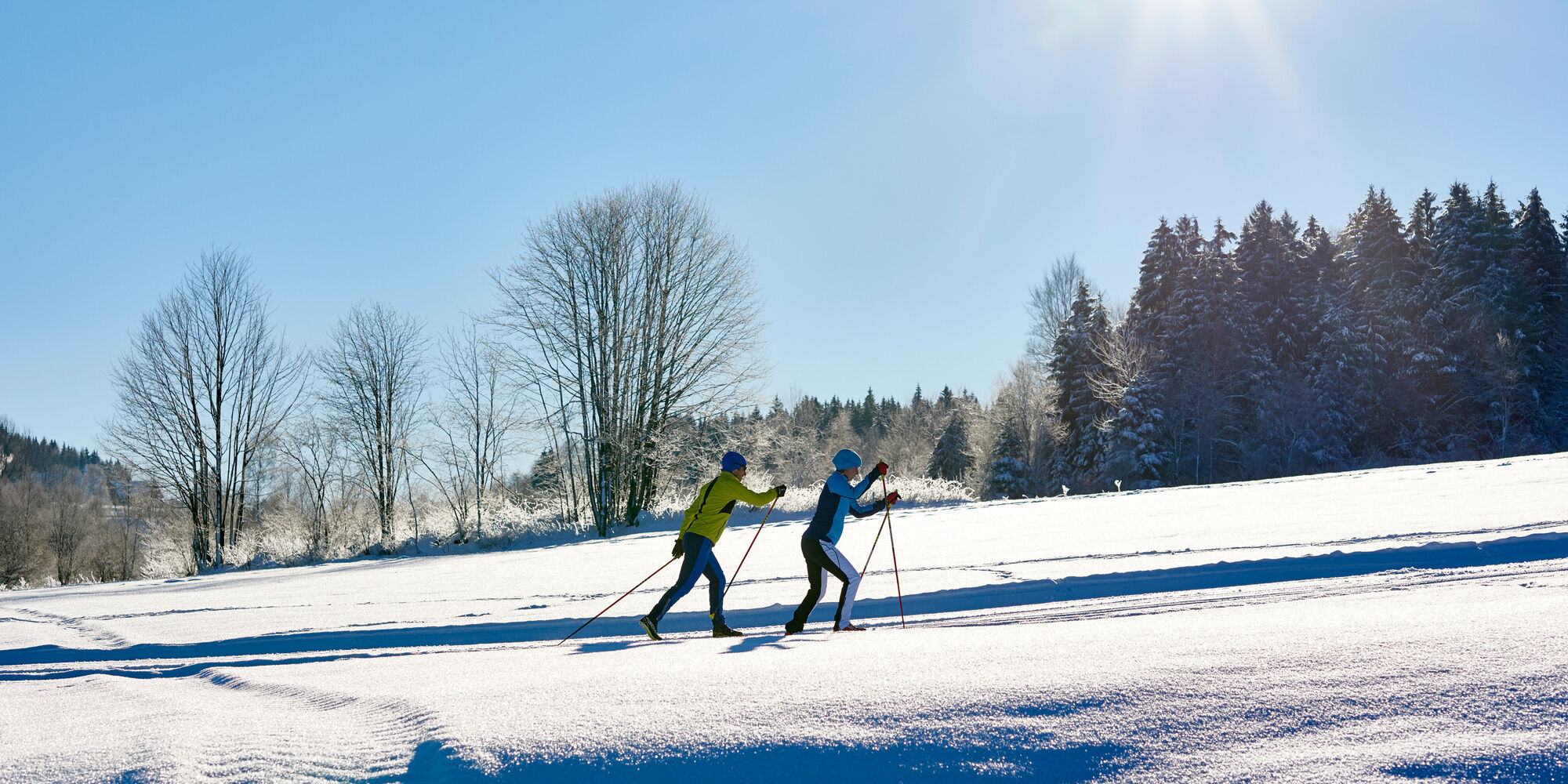 Winterurlaub und Langlaufen im Bayerischen Wald