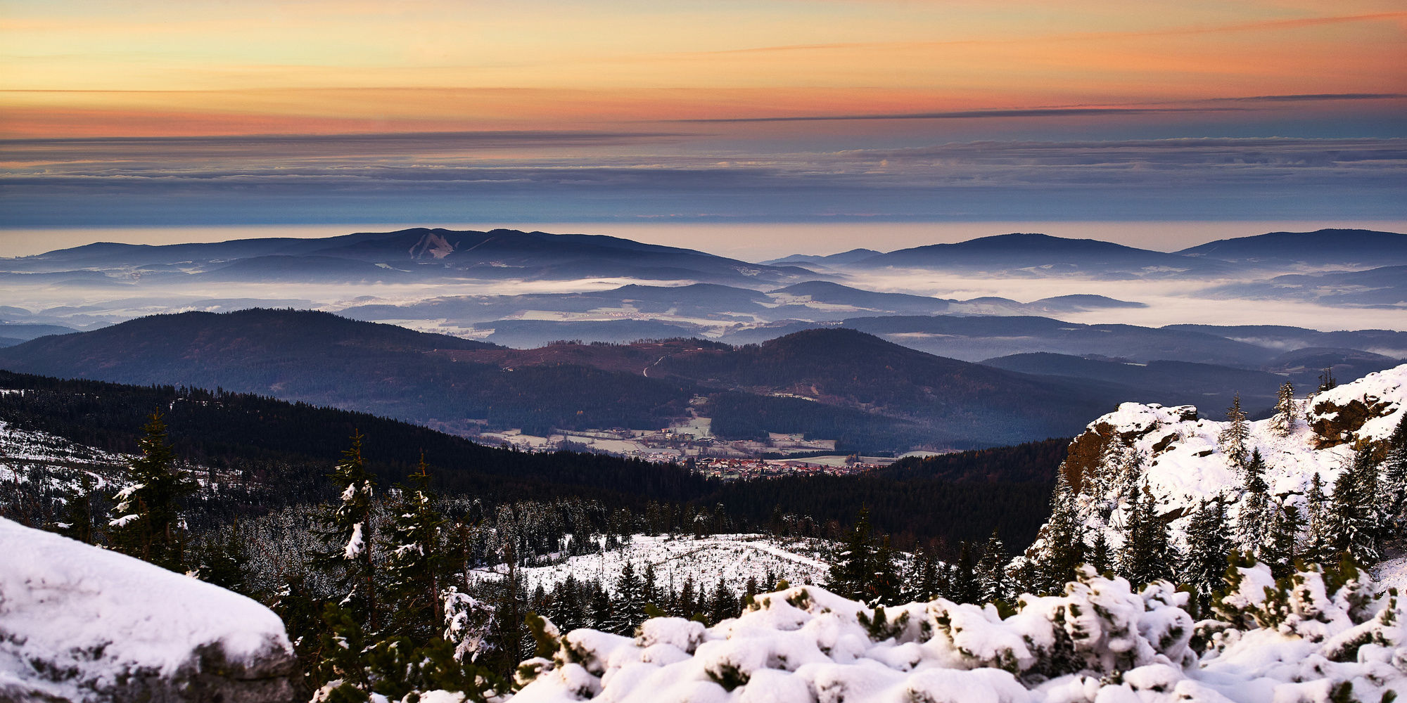 Langlaufurlaub Bayerischer Wald im Chalet - Berghütte im Bergdorf Bayerischer Wald