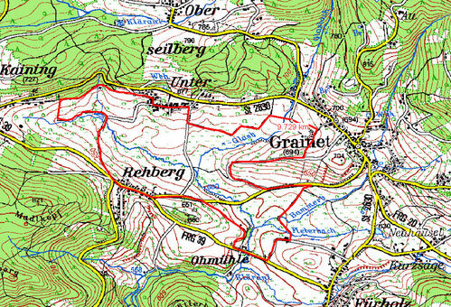 Nordic Walking Karte Golddorf Trail