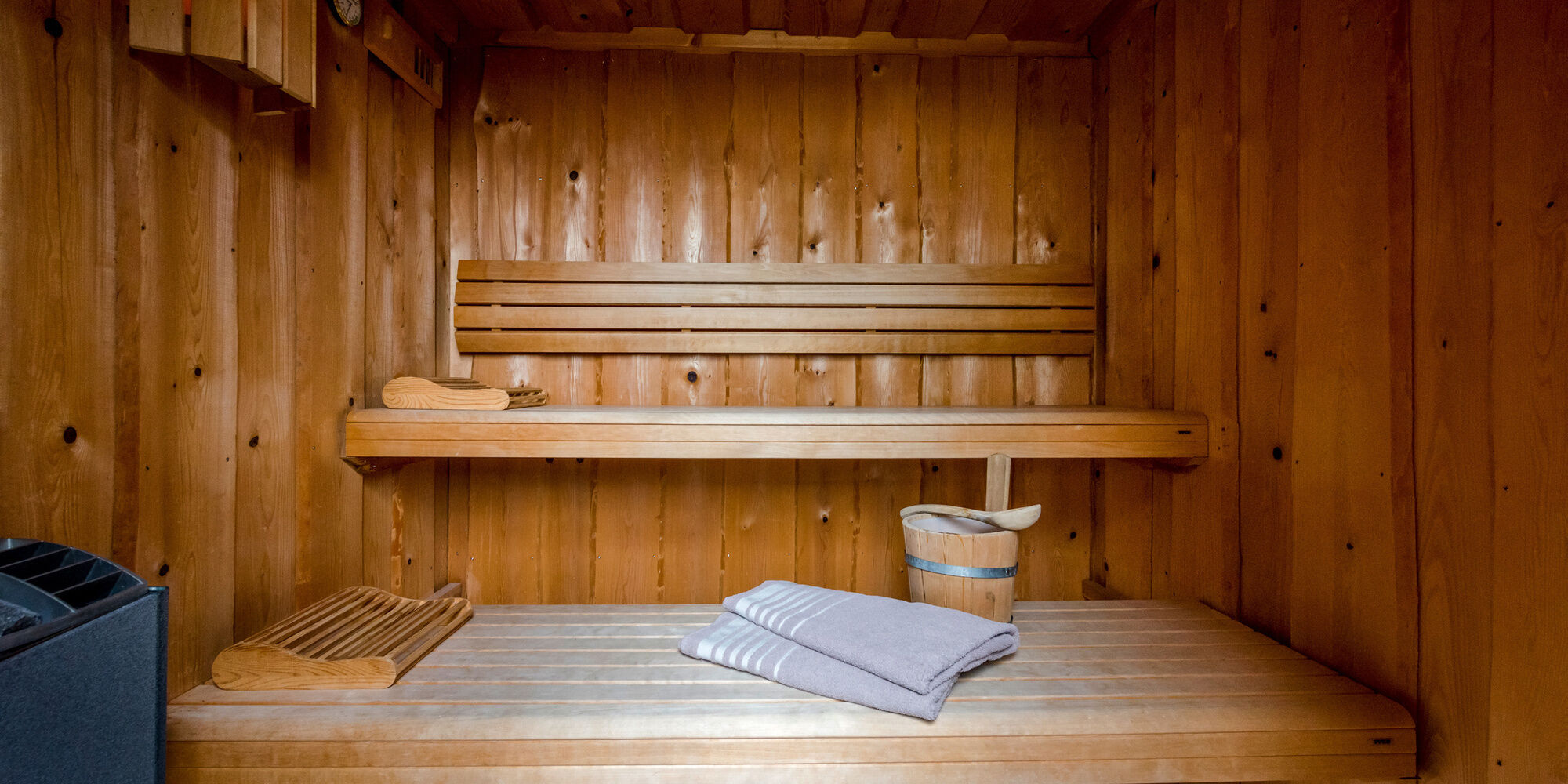 Sauna im 4-Sterne S Wellnesshotel Hüttenhof Bayern