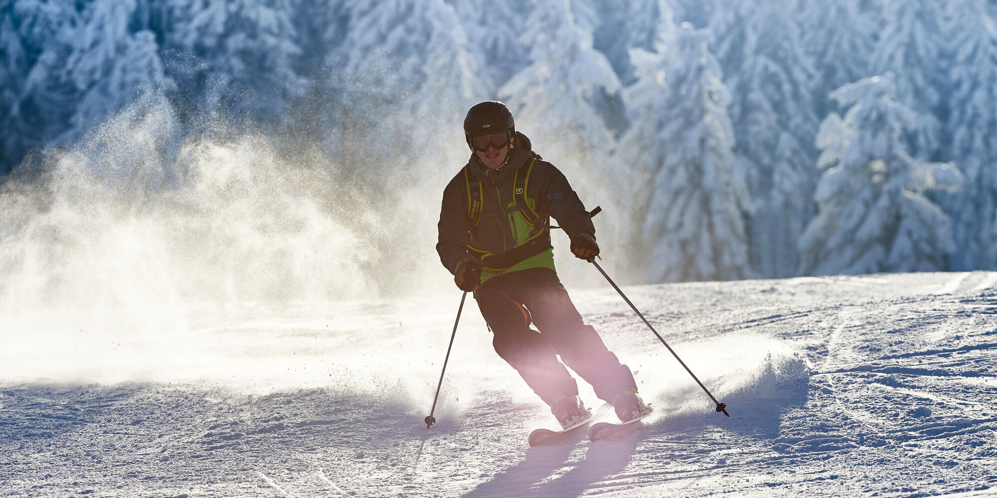 Skifahren im Bayerischen Wald