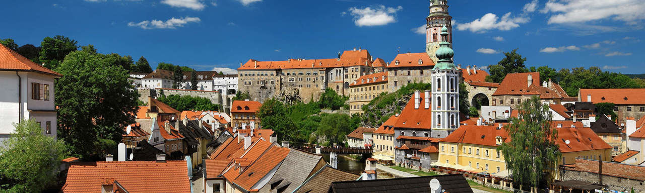 Stadt Krummau Tschechien