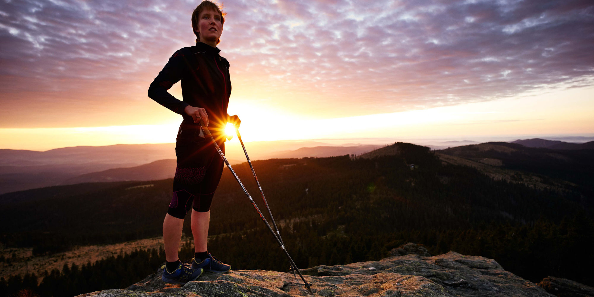 Wanderer im Bayerischen Wald