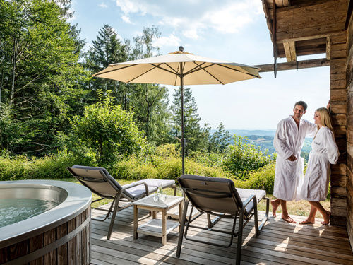 Whirlpool für Zwei im Luxus Chalet